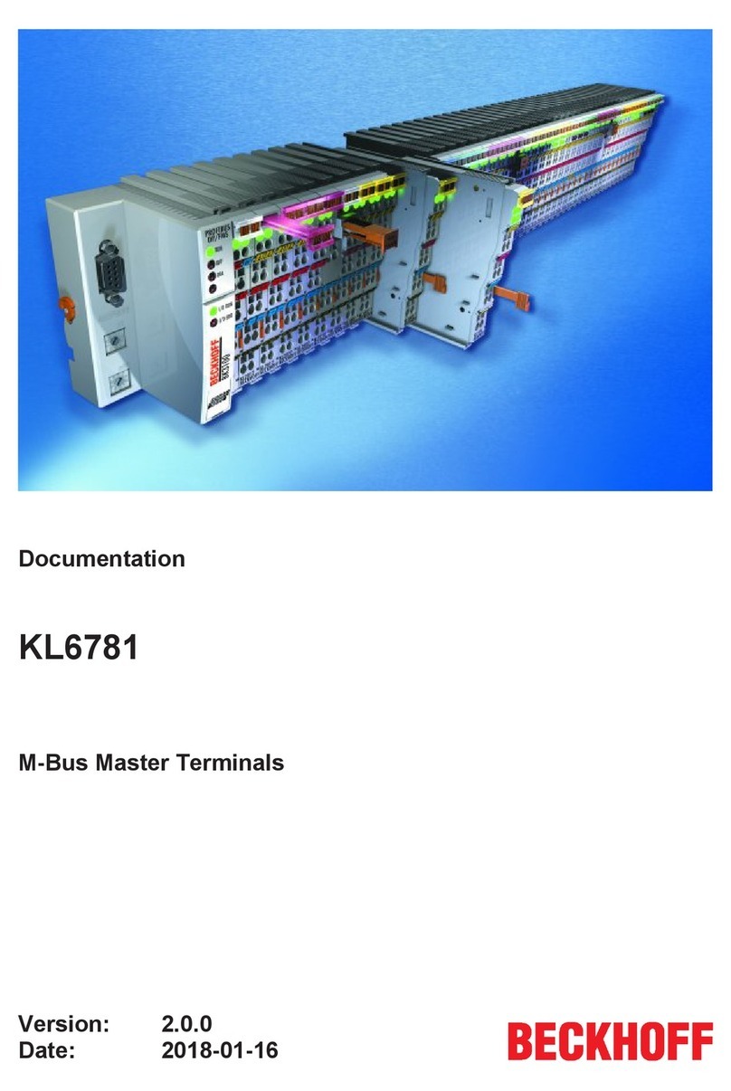 Beckhoff KL6781 Manual del operador