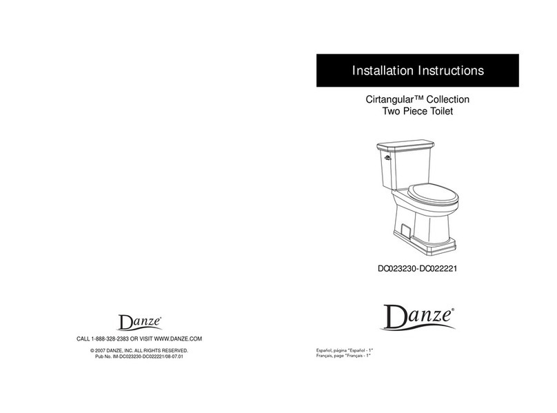 Danze Cirtangular DC023230 Manual de usuario