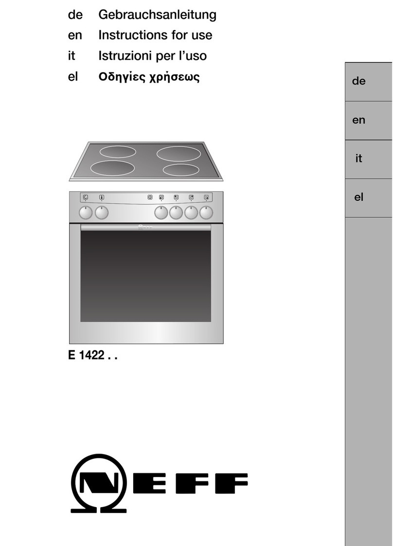 NEFF E 1422 Series Manual de usuario NEFF E 1422 Series Manual de usuario