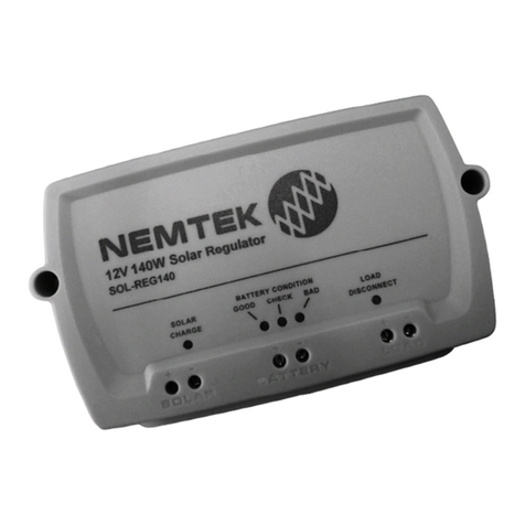 Nemtek SOL-REG140 Manual de usuario