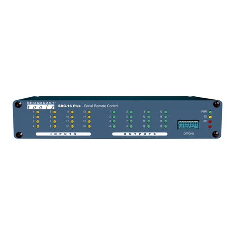 Broadcast Tools SRC-16 Plus Manual de usuario