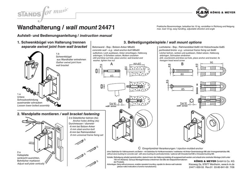 Konig & Meyer 24471 Manual de usuario Konig & Meyer 24471 Manual de usuario