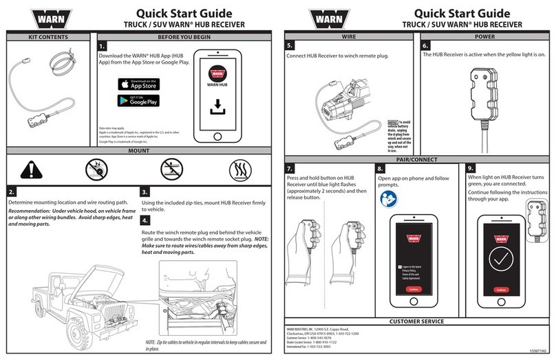 Warn HUB Manual de usuario