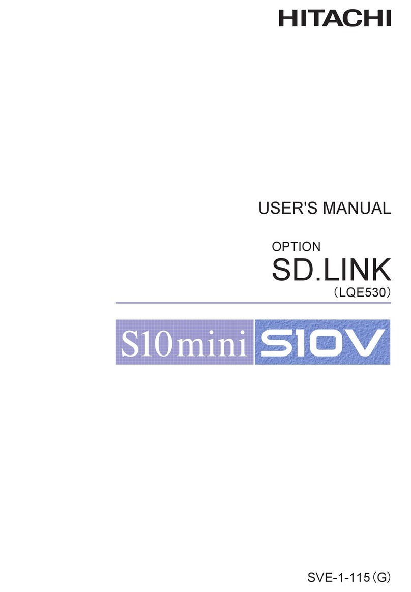 Hitachi SD.LINK Manual de usuario