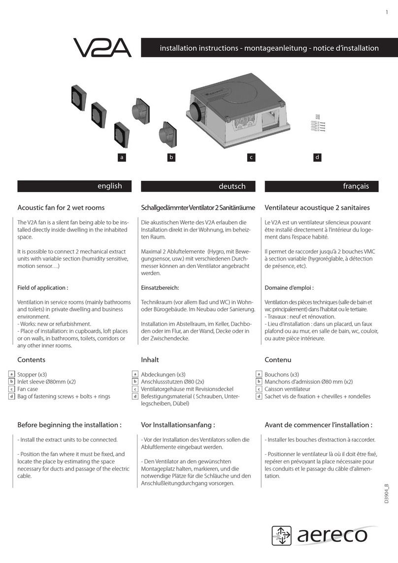 Aereco V2A Manual de usuario