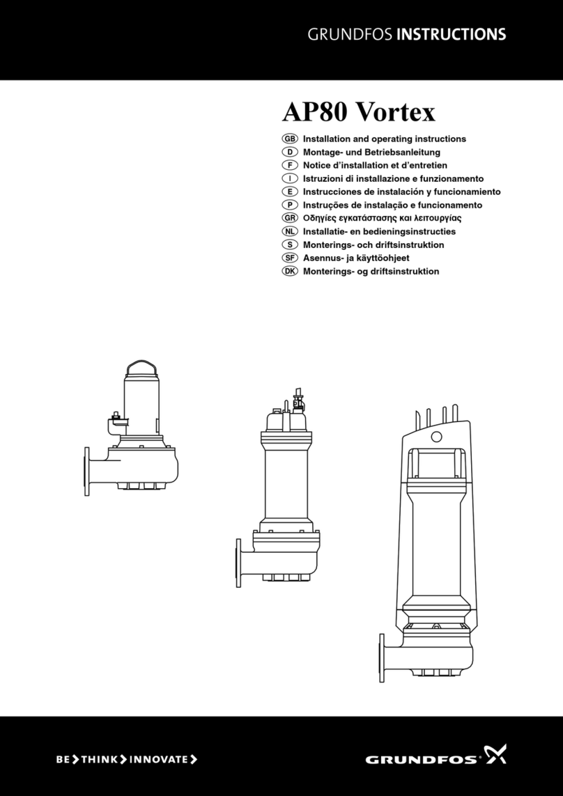 Grundfos AP80 Vortex Manual de usuario