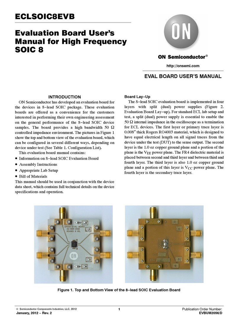 ON Semiconductor ECLSOIC8EVB Manual de usuario