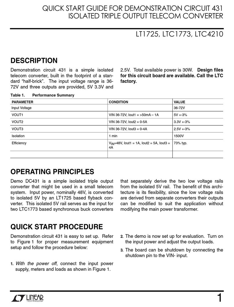 Linear Technology 431 Manual de usuario