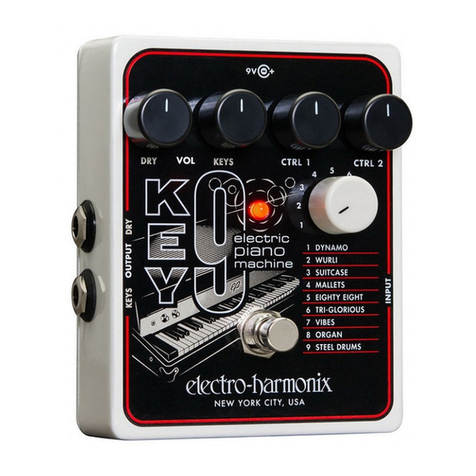 Electro-Harmonix KEY9 Manual de usuario Electro-Harmonix KEY9 Manual de usuario