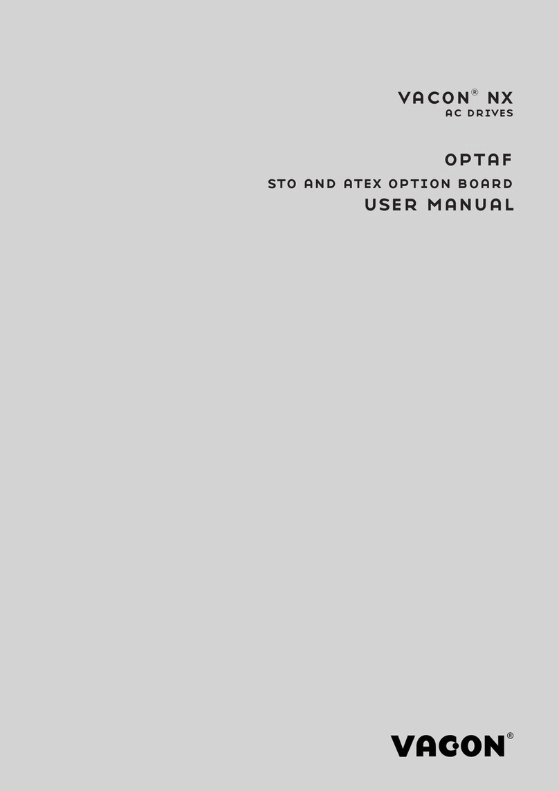 Vacon OPTAF Manual de usuario