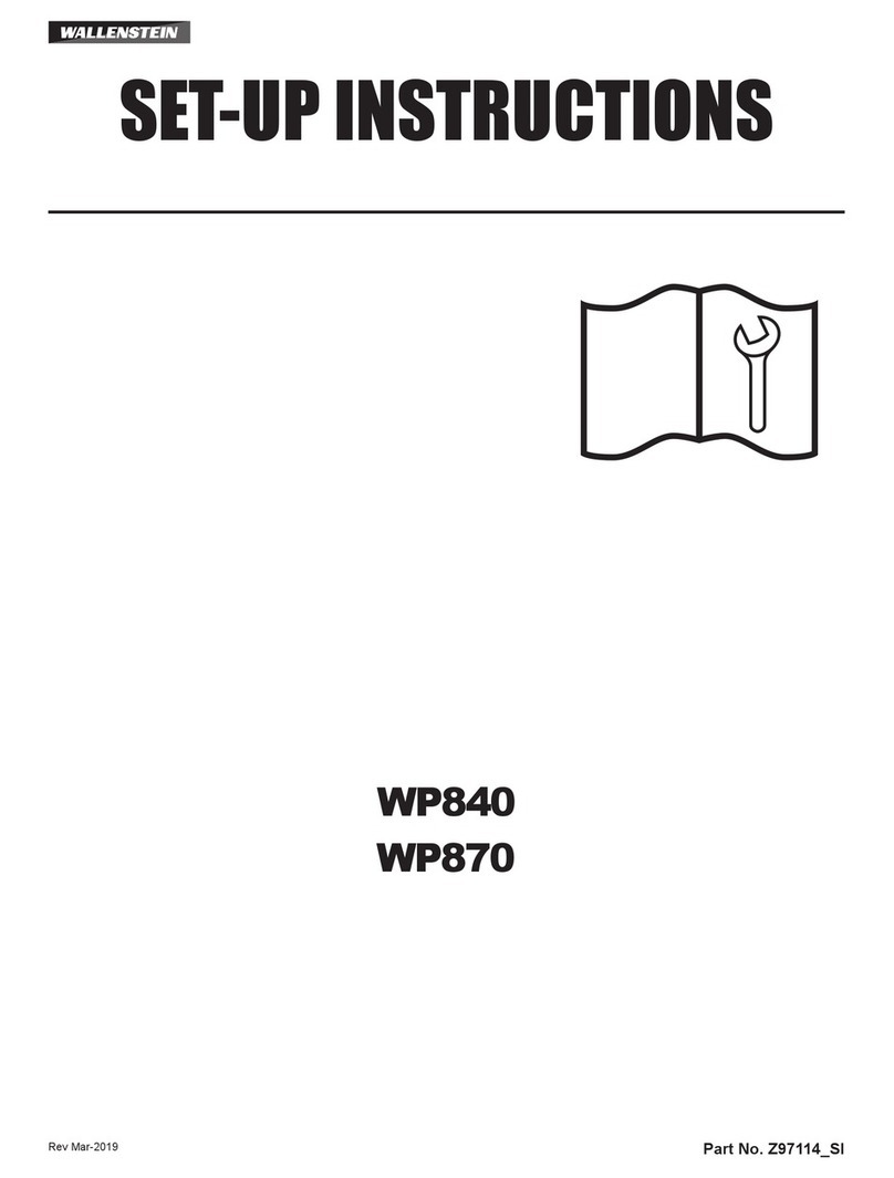 Wallenstein WP840 Manual