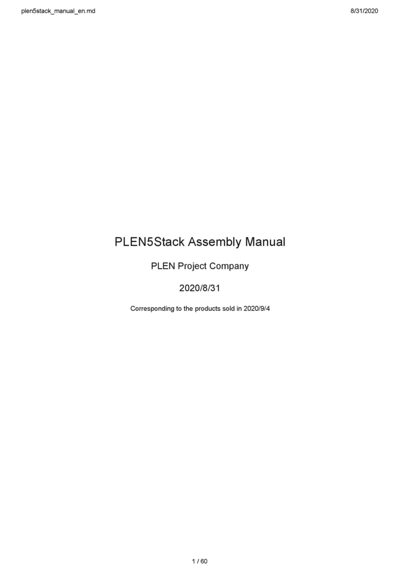 PLEN Project PLEN5Stack Manual de usuario