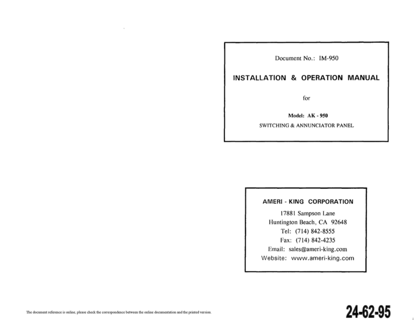 Ameri-King AK-950 Series Manual del propietario