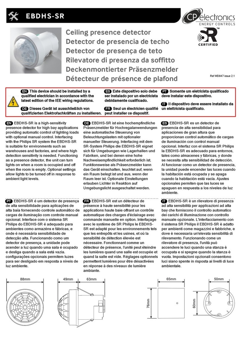 C.P. Electronics EBDHS-SR Manual de usuario