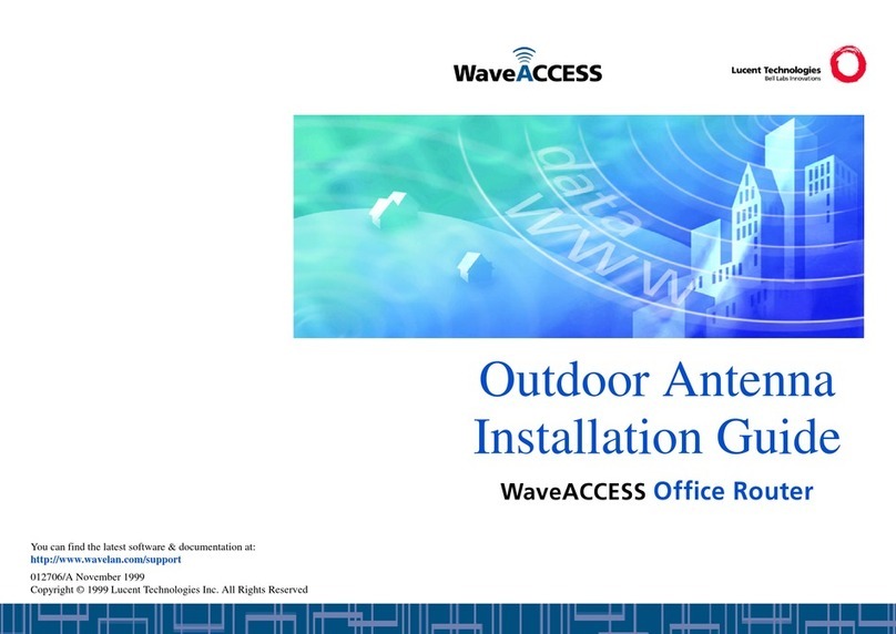 Lucent Technologies WaveACCESS Manual de usuario