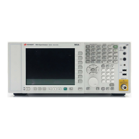 Keysight Technologies N9020A Manual de instalación y operación