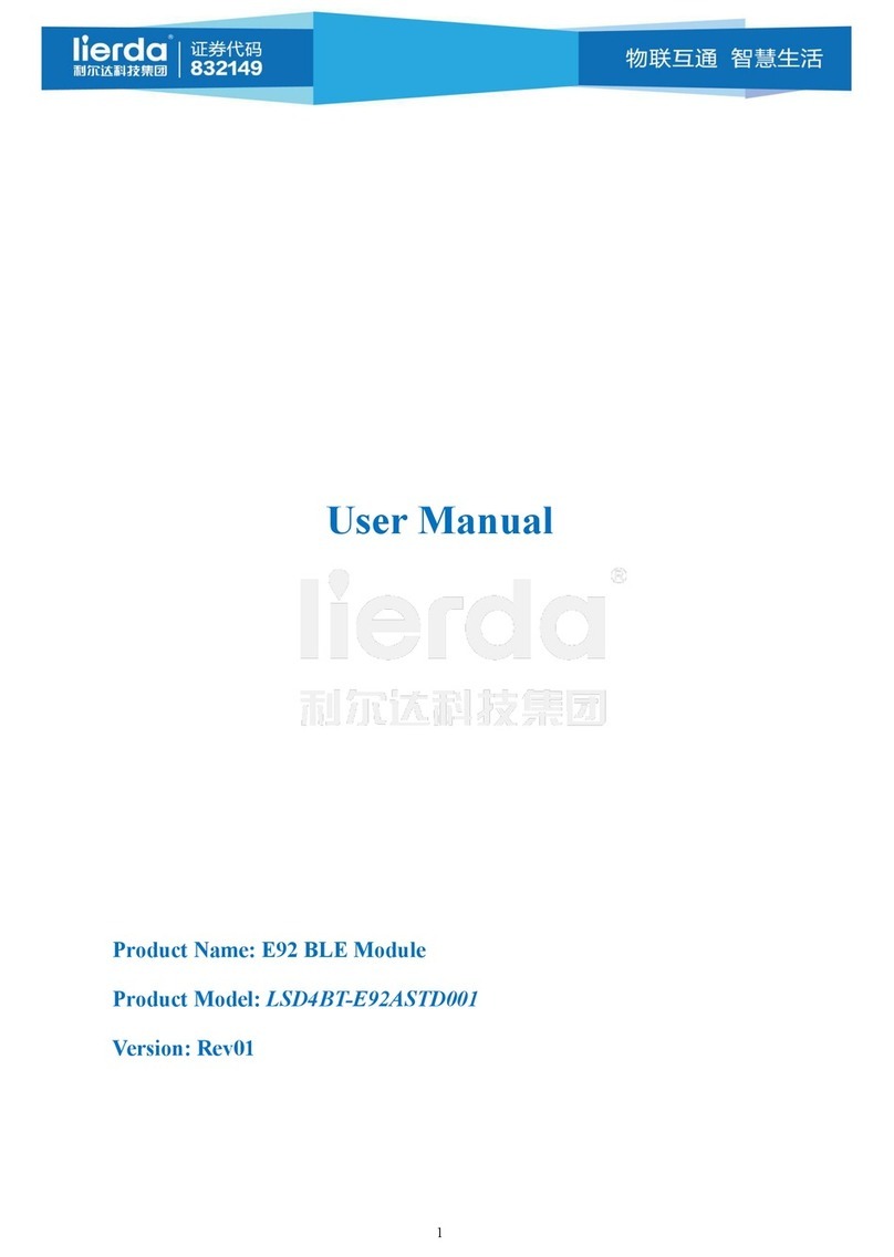 Lierda E92 Series Manual de usuario