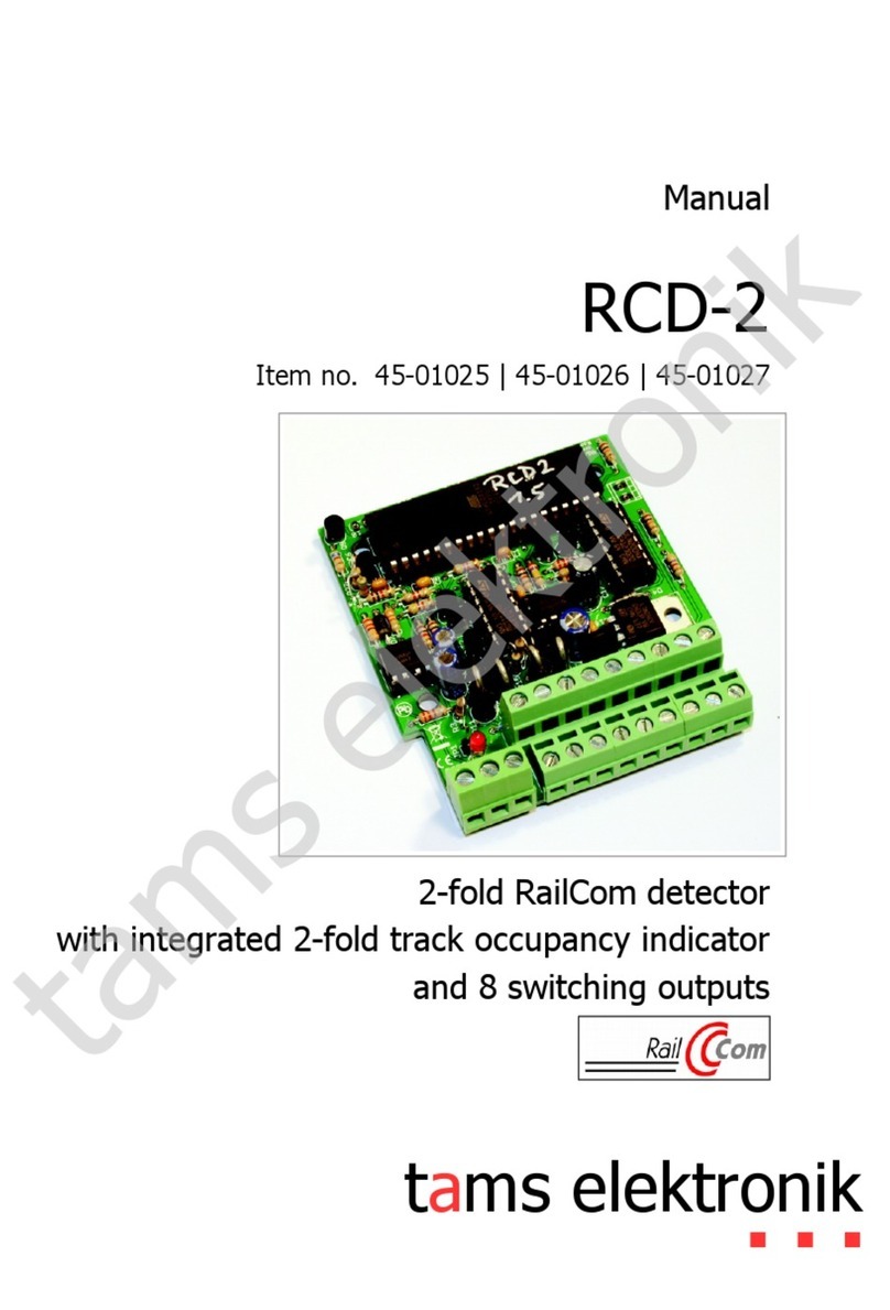 tams elektronik RailCom RCD-2 Manual de usuario