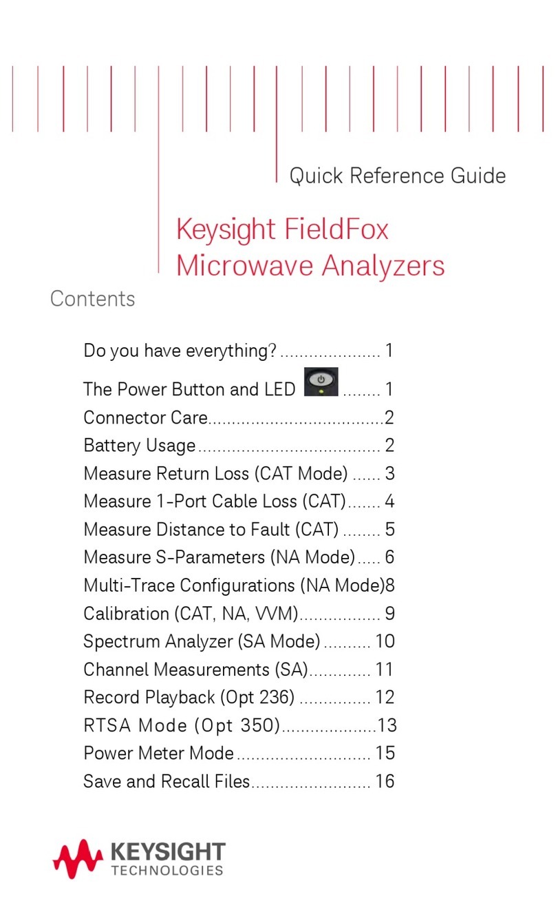 Keysight Technologies FieldFox Manual de usuario