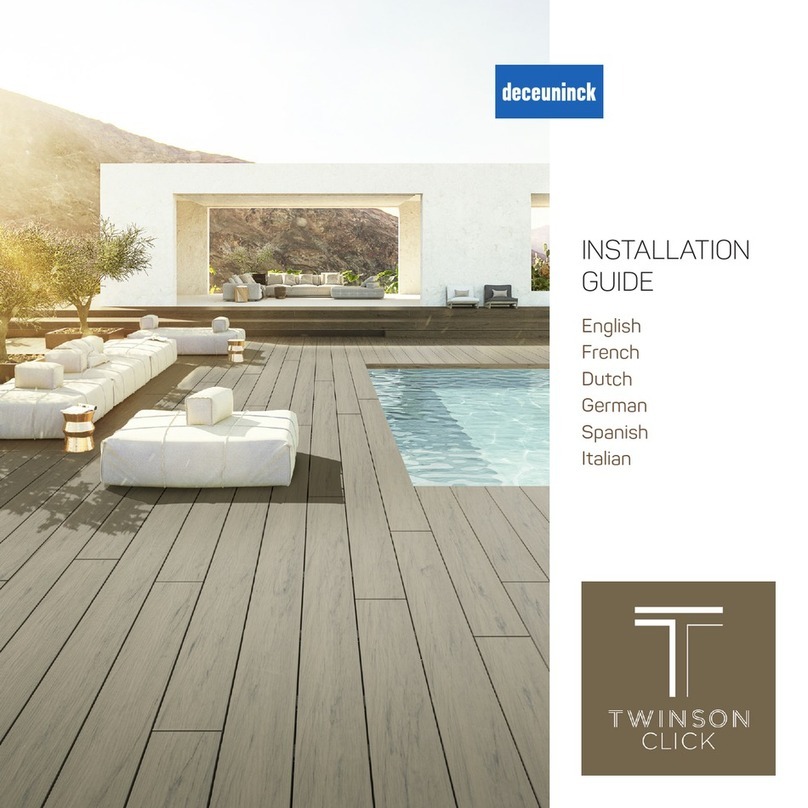 deceuninck TWINSON CLICK Manual de usuario