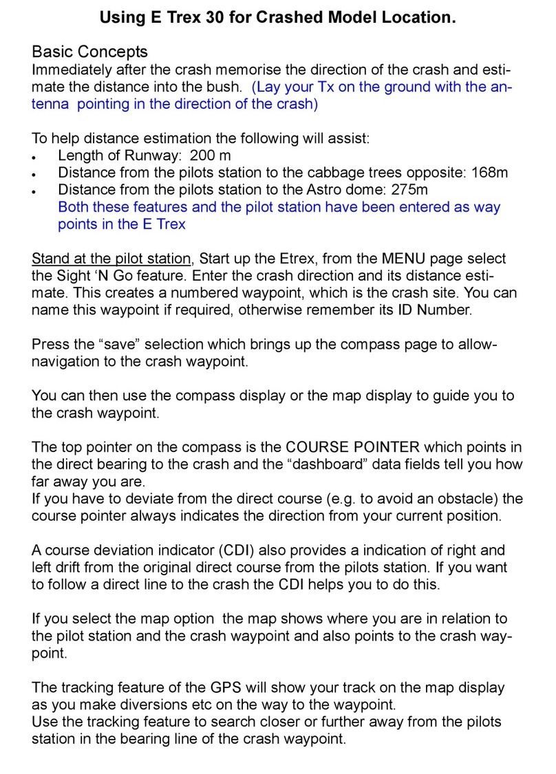 Garmin E Trex 30 Manual de usuario