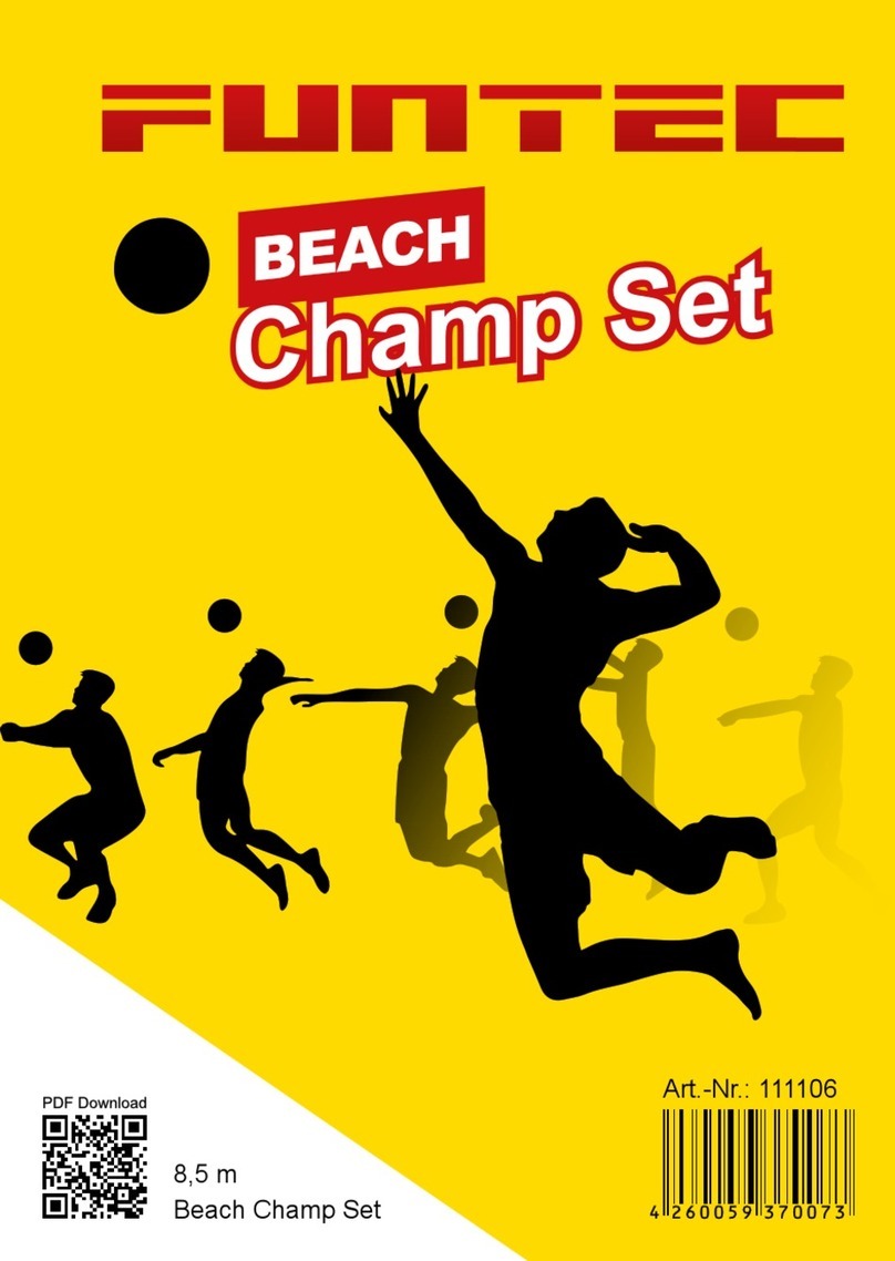 funtec BEACH Champ Set Guía del usuario