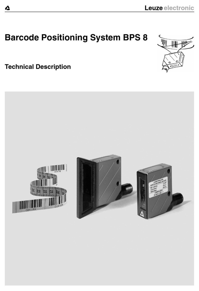 Leuze BPS 8 Manual de lista de piezas