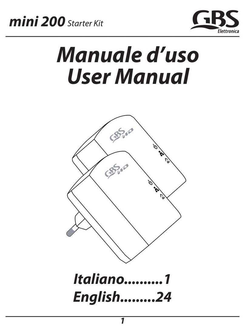 GBS Mini 200 Starter Kit Manual de usuario GBS Mini 200 Starter Kit Manual de usuario