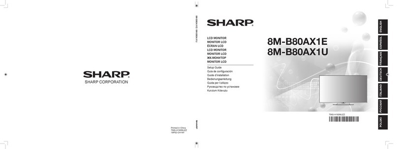 Sharp 8M-B80AX1E Manual de usuario