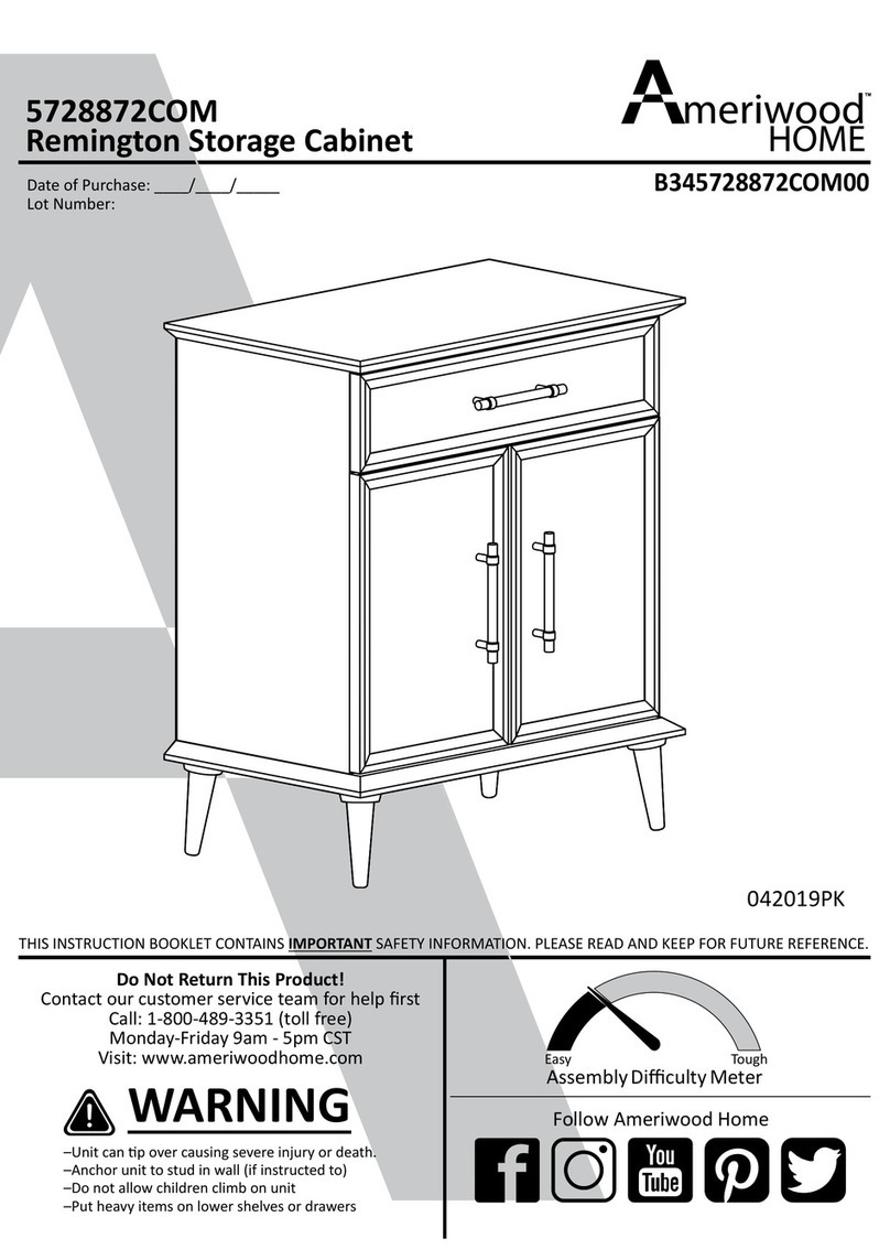 Ameriwood HOME 5728872COM Manual de usuario
