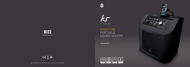KS KitSound KINGSTON Manual de usuario KS KitSound KINGSTON Manual de usuario