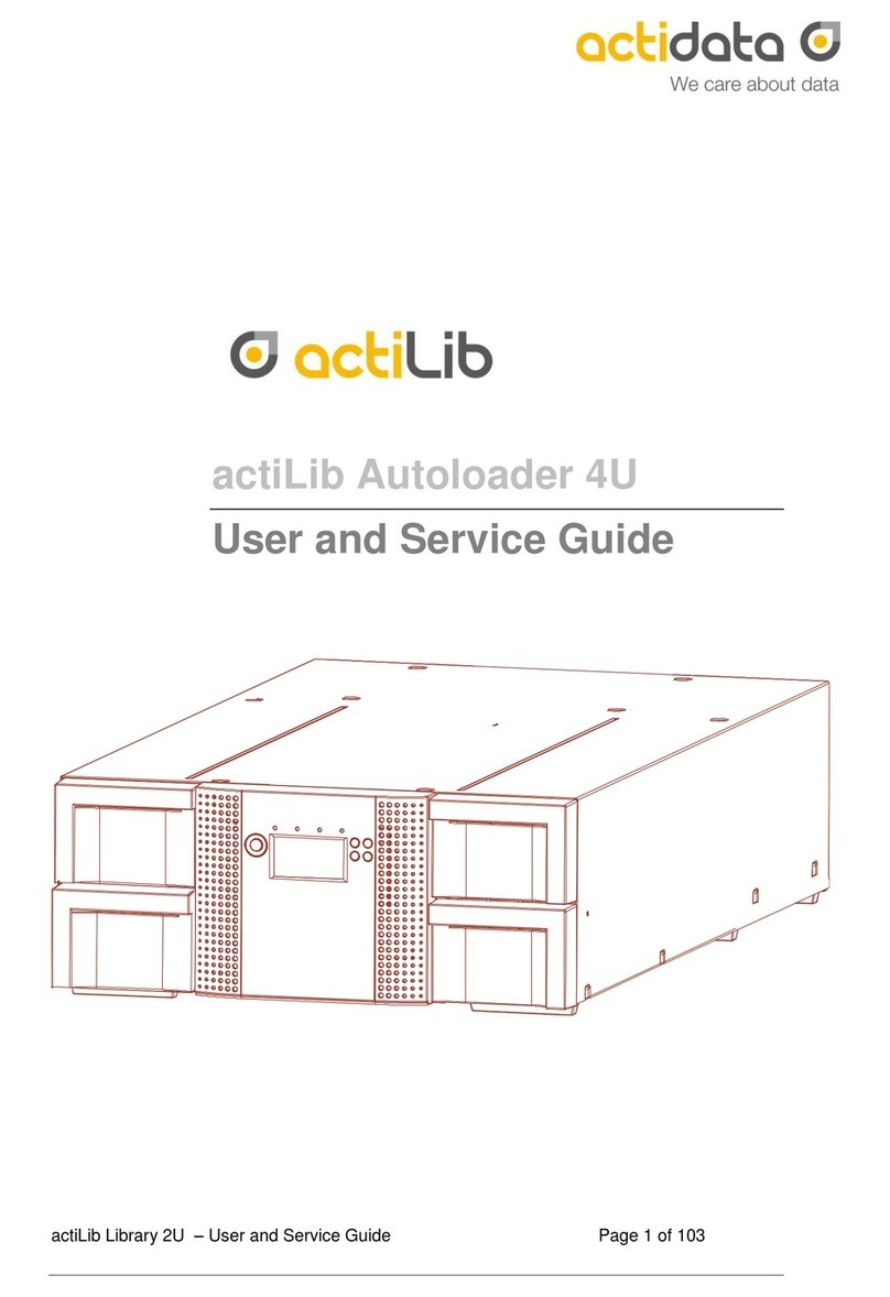 Actidata actiLib Autoloader 4U Manual Actidata actiLib Autoloader 4U Manual