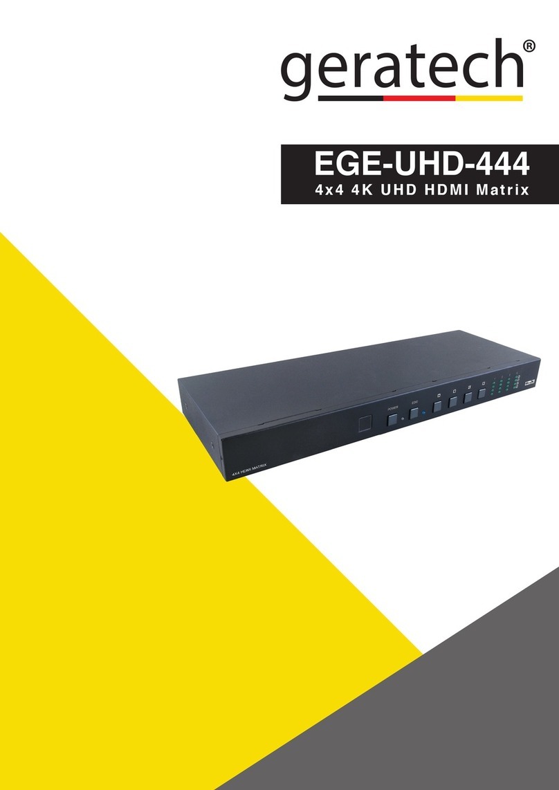 geratech EGE-UHD-444 Manual de usuario