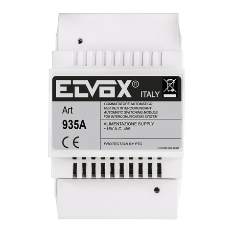 Vimar ELVOX 935A Manual de usuario