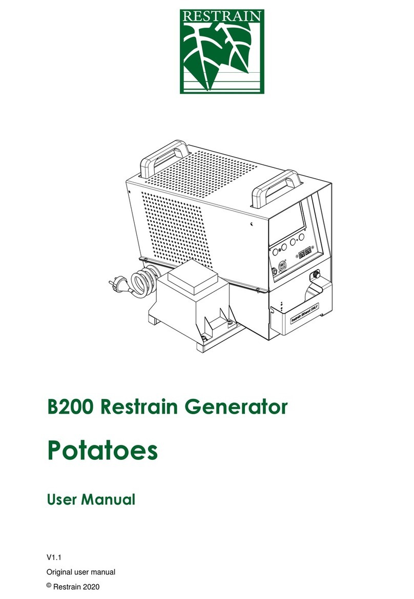 Restrain B200 Manual de usuario