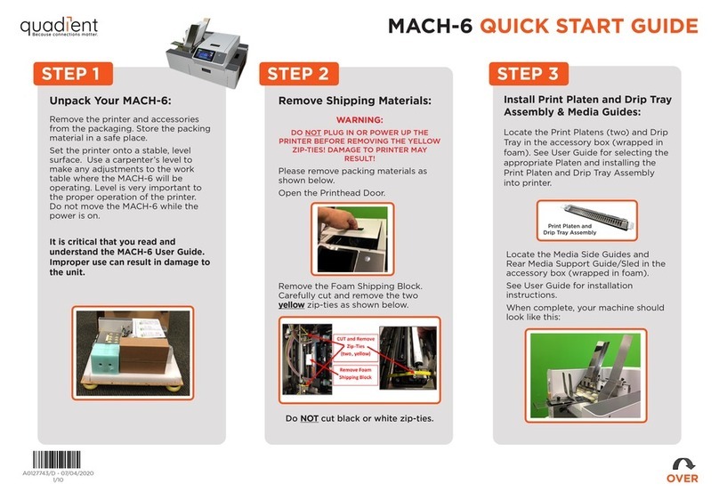 quadient MACH-6 Manual de usuario