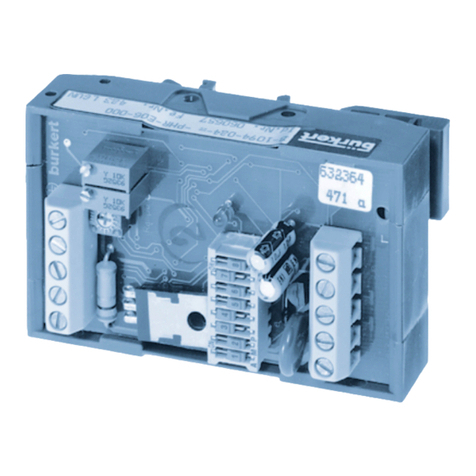 Burkert 1094 Series Manual de usuario