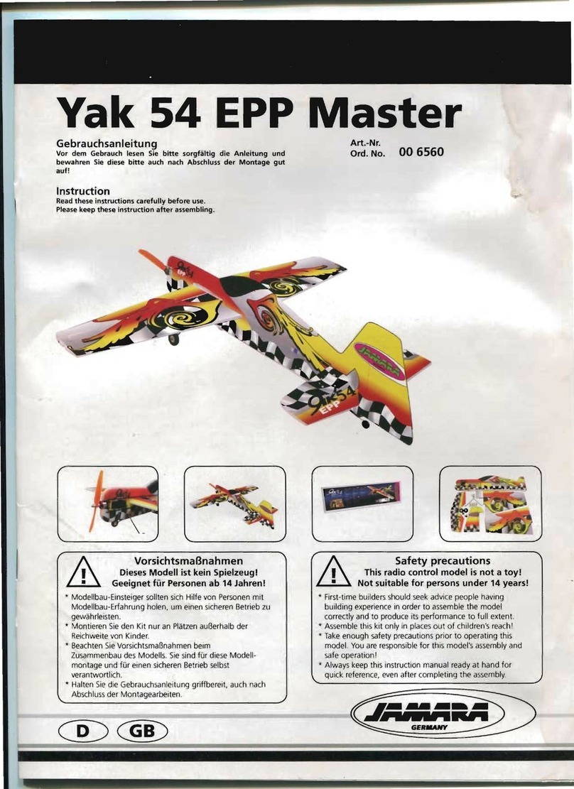 Jamara Yak 54 EPP Master Manual de usuario
