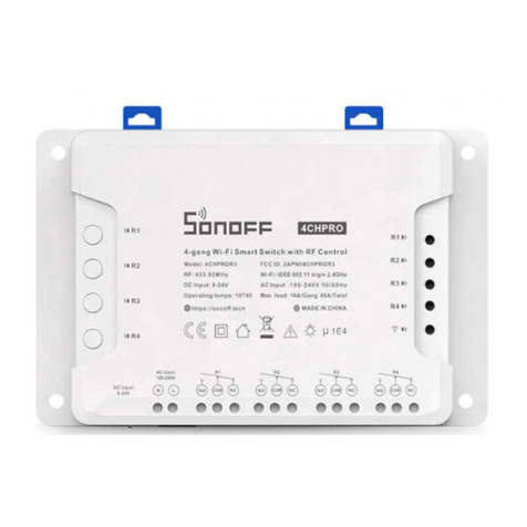 Sonoff 4CH Manual de usuario