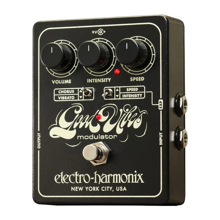 Electro-Harmonix GOOD VIBES Manual de usuario
