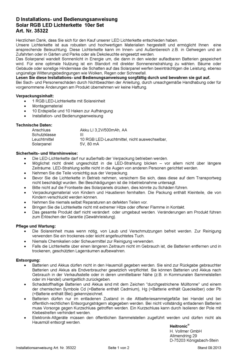 Heitronic 35322 Manual de usuario