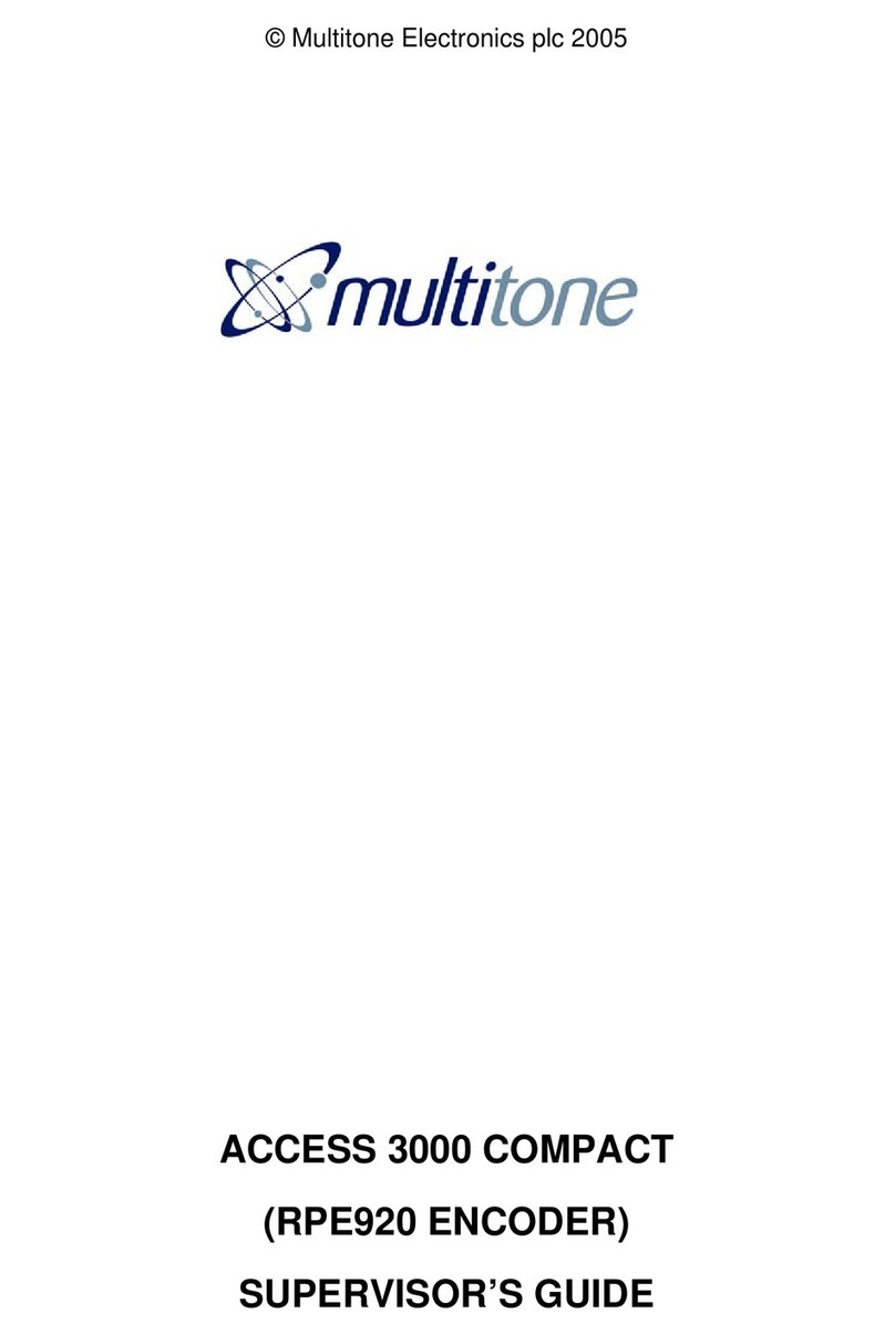 Multitone ACCESS 3000 COMPACT Manual de usuario