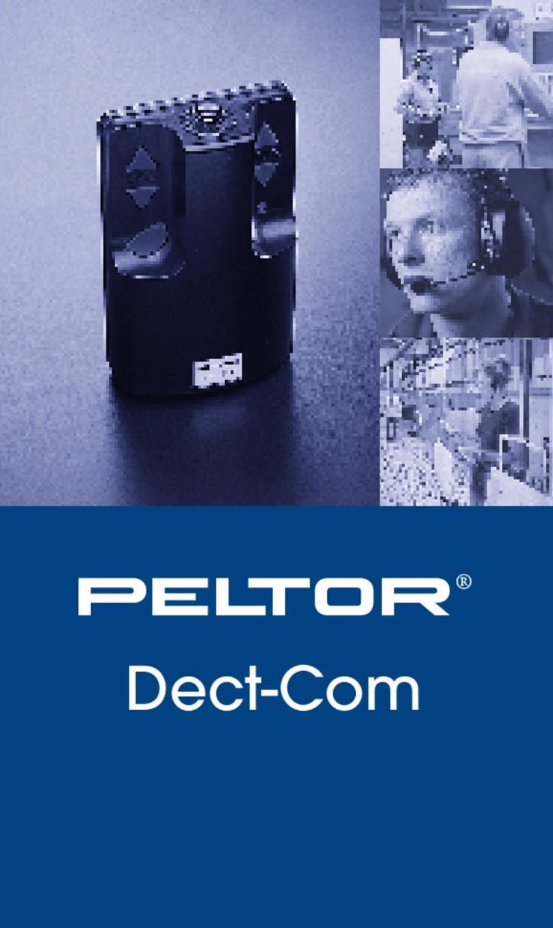 Peltor Dect-Com Manual de usuario