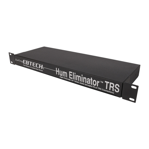 Ebtech Hum Eliminator XLR Manual de usuario