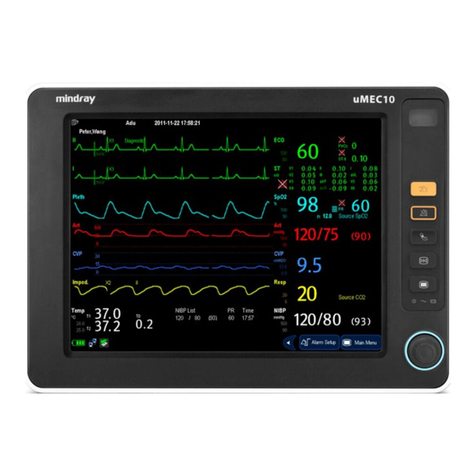 Mindray uMEC10 Manual de usuario Mindray uMEC10 Manual de usuario
