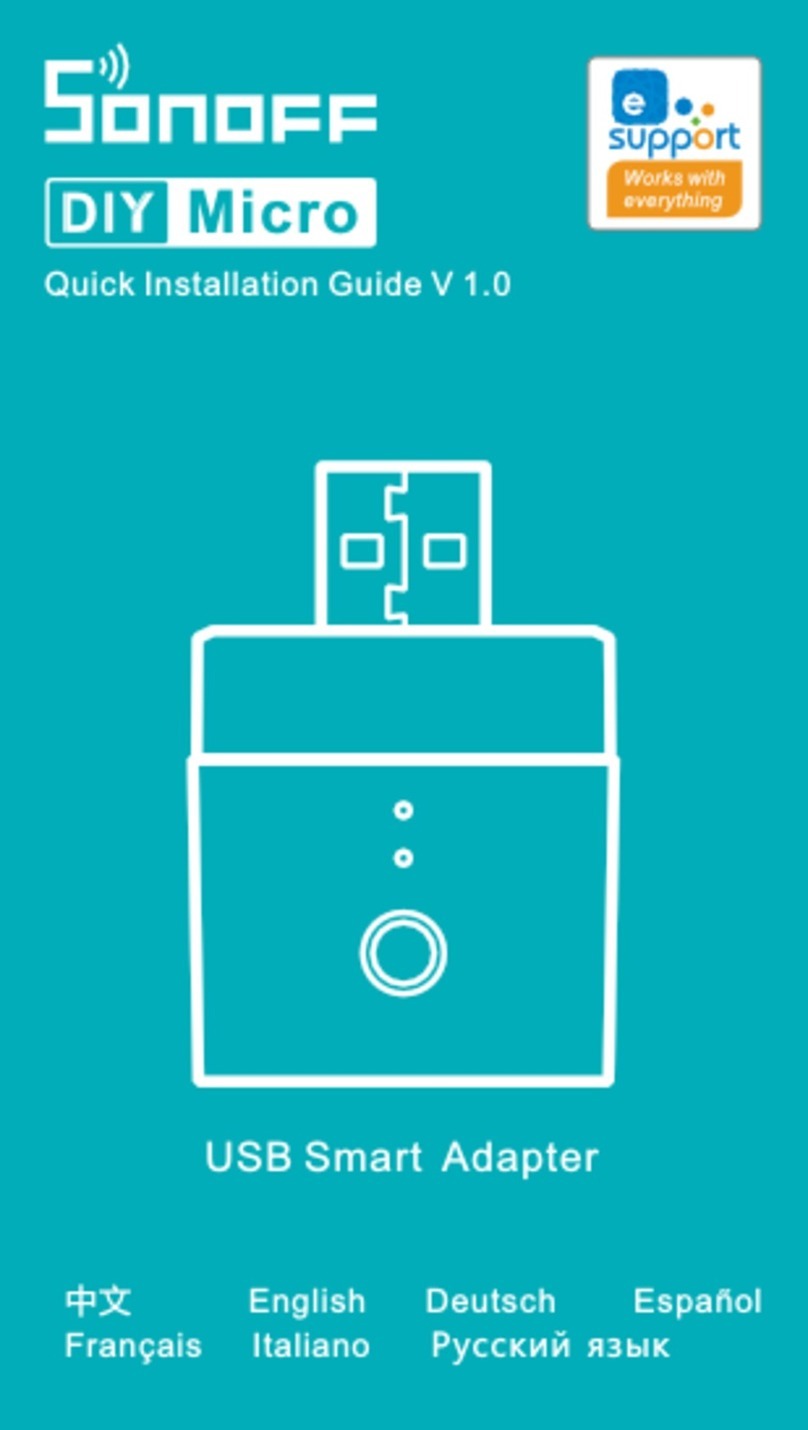 Sonoff Micro Manual de usuario