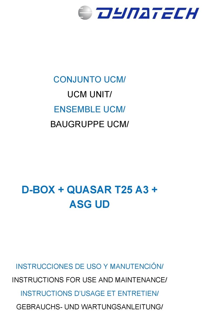 Dynatech D-BOX Hoja de especificaciones