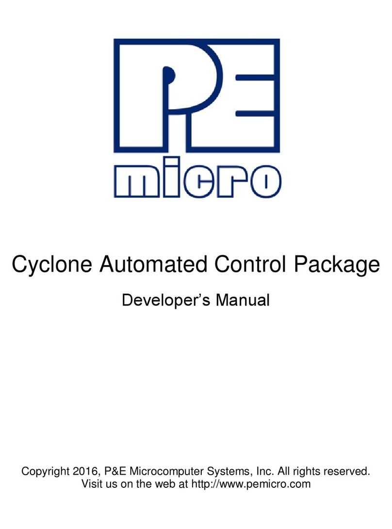 PEmicro Cyclone Series Manual de usuario PEmicro Cyclone Series Manual de usuario