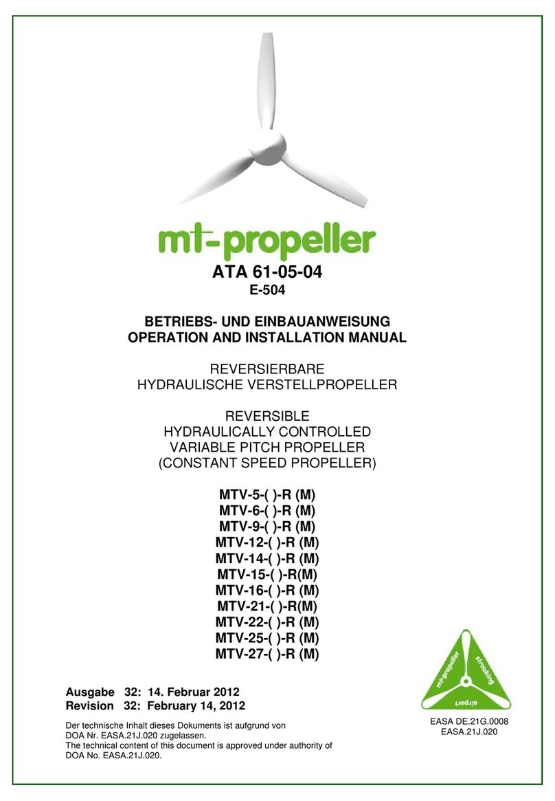 MT-Propeller E-504 Hoja de especificaciones MT-Propeller E-504 Hoja de especificaciones