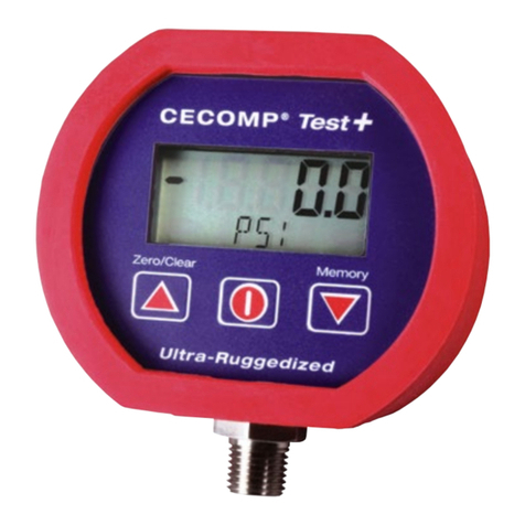 Absolute Process Instruments Cecomp Test+ CTP3B Manual de usuario